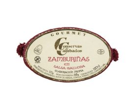 Zamburiñas en Salsa Gallega, una de las mejores conservas gallegas