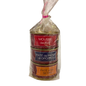Surtido patés gourmet 3 lises